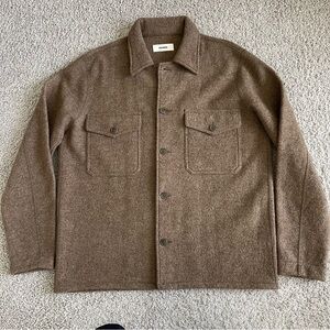 Buck Mason Button Up Merino Wool FELTED FIELD SHIRT